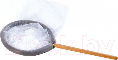 Сачок для птиц Duvo Plus 34400/404/422/DV (деревянная ручка, белый)