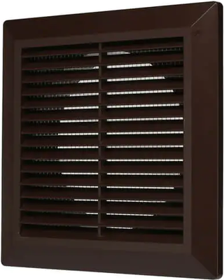 Решетка вентиляционная Storm RS-1717-F100BR с фланцем (170x170)