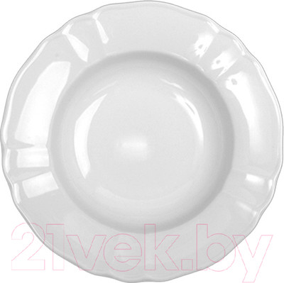 Тарелка столовая глубокая Lubiana Maria 3520 (цветы)