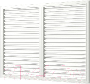 Решетка вентиляционная ERA П6090Р (белый)