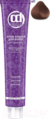 Крем-краска для волос Constant Delight Crema Colorante с витамином С 6/77 (100мл, темно-русый медный экстра)
