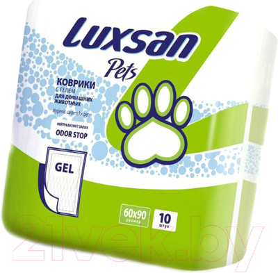 Одноразовая пеленка для животных Luxsan Pets Premium Gel 60x90 (10шт)