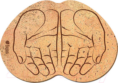 Коврик для парной Банные Штучки Ладони / 40241