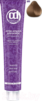Крем-краска для волос Constant Delight Crema Colorante с витамином С 8/05 (100мл, светло-русый натурально-золотистый)