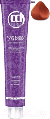Крем-краска для волос Constant Delight Crema Colorante с витамином С 8/77 (100мл, светло-русый медный экстра)