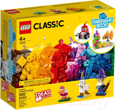 Конструктор Lego Прозрачные кубики / 11013