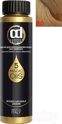 Масло для окрашивания волос Constant Delight Olio-Colorante без аммиака 9.0 (50мл, экстра светло-русый)