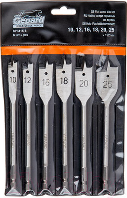 Набор сверл Gepard GP0415-6