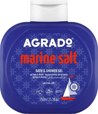 Гель для душа Agrado Bath Gel Marine Salts (750мл)