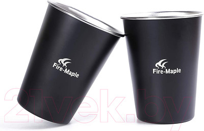 Набор стаканов походных Fire-Maple Antarcti Cup (2шт, черный)