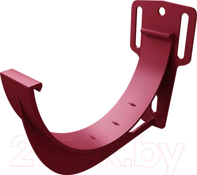 Кронштейн желоба Grand Line ПВХ Slider RAL 3005 (бордовый)