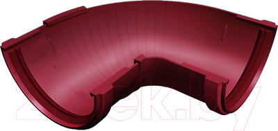 Угол желоба Grand Line Составной ПВХ 90-150 градусов RAL 3005 (бордовый)