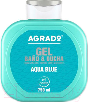 Гель для душа Agrado Bath Gel Aqua Blue (750мл)