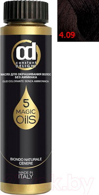 Масло для окрашивания волос Constant Delight Olio-Colorante без аммиака 4.09 (50мл, горький шоколад)