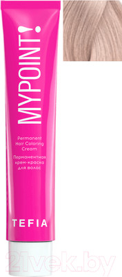 Крем-краска для волос Tefia Mypoint 10/6 (60мл, экстра светлый блондин махагоновый)