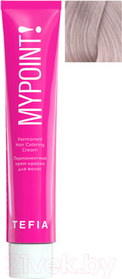 Крем-краска для волос Tefia Mypoint 10/7 (60мл, экстра светлый блондин фиолетовый)