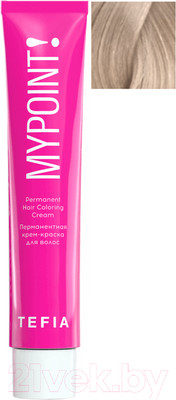Крем-краска для волос Tefia Mypoint 10/87 (60мл, экстра светлый блондин коричнево-фиолетовый)