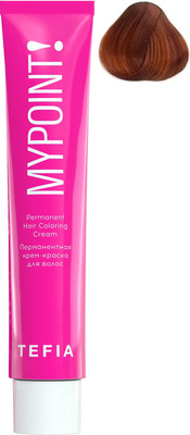Крем-краска для волос Tefia Mypoint 7/4 (60мл, блондин медный)