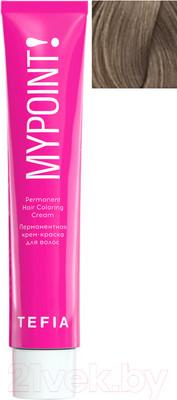 Крем-краска для волос Tefia Mypoint 8/1 (60мл, светлый блондин пепельный)