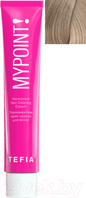 Крем-краска для волос Tefia Mypoint 9/1 (60мл, очень светлый блондин пепельный)