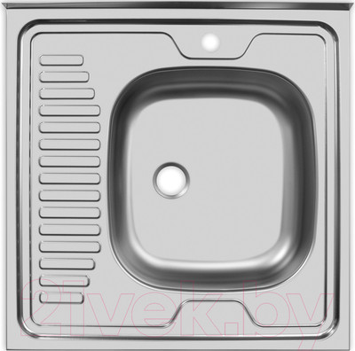 Мойка кухонная Ukinox STD600.600 4C 0R (с сифоном)