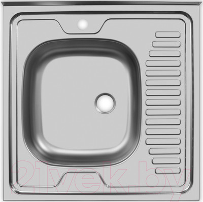 Мойка кухонная Ukinox STD600.600 5C 0LS (с сифоном)