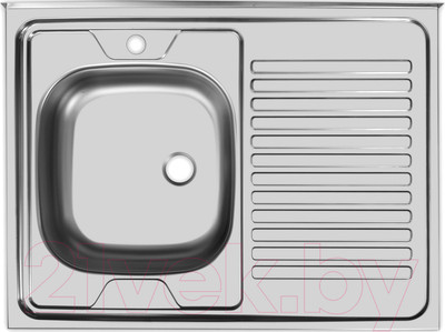 Мойка кухонная Ukinox Стандарт STD800.600 4C 0L (с сифоном)