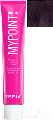 Крем-краска для волос Tefia Mypoint 6/7 (60мл, темный блондин фиолетовый)
