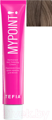 Крем-краска для волос Tefia Mypoint 7/1 (60мл, блондин пепельный)