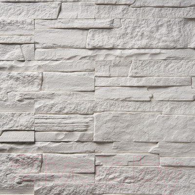 Декоративный камень гипсовый Petra Атланта А21 (белый)