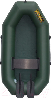 Надувная лодка Муссон S-190 с гребками (зеленый)