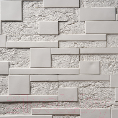 Декоративный камень гипсовый Petra Индиана А23 (белый)