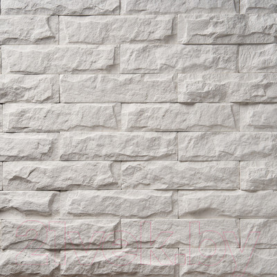 Декоративный камень гипсовый Petra Флорида А24 (белый)