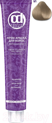 Крем-краска для волос Constant Delight Crema Colorante с витамином С 9/1 (100мл, блондин сандре)