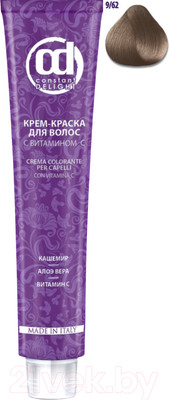 Крем-краска для волос Constant Delight Crema Colorante с витамином С 9/62 (100мл, блондин шоколадно-пепельный)