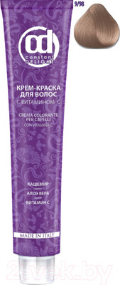 Крем-краска для волос Constant Delight Crema Colorante с витамином С 9/98 (100мл, блондин фиолетово-красный)