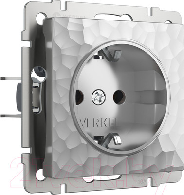 Розетка Werkel W1271006 / a052073 (серебристый)
