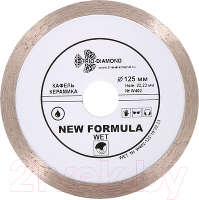 Отрезной диск алмазный Trio Diamond W402