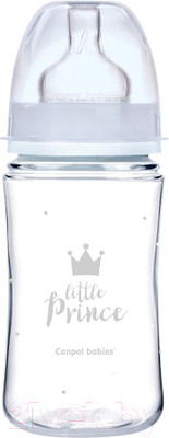 Бутылочка для кормления Canpol EasyStart Royal Baby / 35/234 (240мл, голубой)