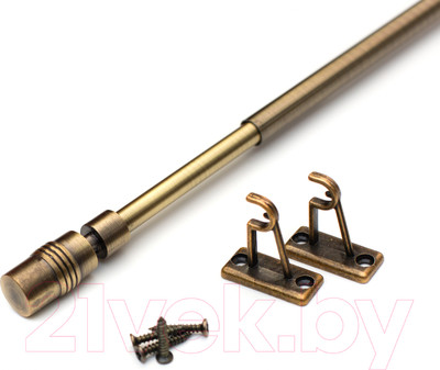 Карниз для штор Lm Decor Cafe Цилиндр KF102 (антик, 0.4-0.6м)