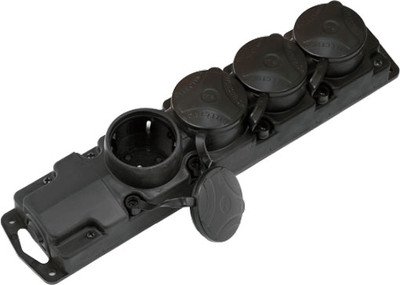 Розетка штепсельная Bylectrica Р16-768 (черный)