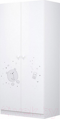 Шкаф Polini Kids French 1230 Teddy (белый)
