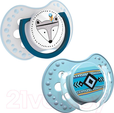 Набор пустышек Lovi Indian Summer динамичная / 22/876boy (2шт)