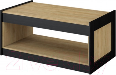 Журнальный столик Мебель-Неман Стенли МН-037-25 (дуб прованс/черный)