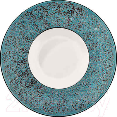 Тарелка столовая глубокая Wilmax WL-667622/A (голубой)