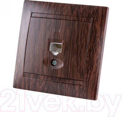 Розетка TDM Лама SQ1815-0416 (венге)