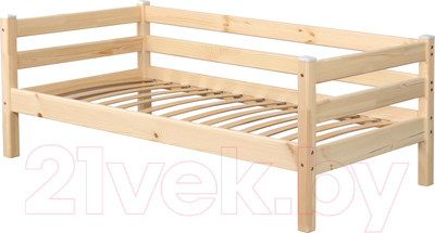 Кровать-тахта Мебельград Соня вариант 2 (массив сосны прозрачный лак)