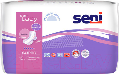 Прокладки урологические Seni Lady Super (15шт)