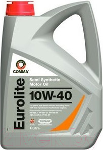 Моторное масло Comma Eurolite 10W40 / EUL4L (4л)