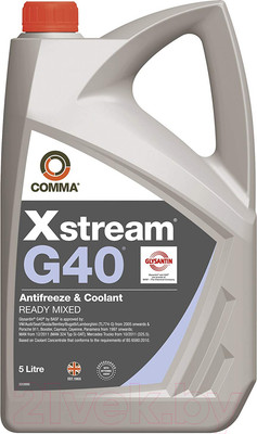 Антифриз Comma Basf Glysantin G40 / XSG40M5L (5л, готовый фиолетовый)